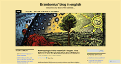 Desktop Screenshot of bramboniusinenglish.wordpress.com