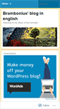 Mobile Screenshot of bramboniusinenglish.wordpress.com