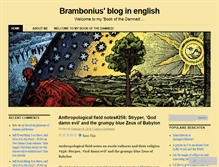 Tablet Screenshot of bramboniusinenglish.wordpress.com