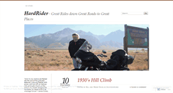 Desktop Screenshot of hardrider.wordpress.com