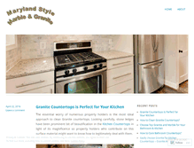 Tablet Screenshot of mdstylegranite.wordpress.com