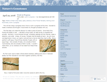 Tablet Screenshot of naturesgemstones.wordpress.com