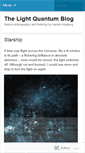 Mobile Screenshot of lightquantumblog.wordpress.com