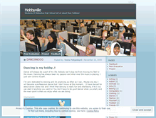Tablet Screenshot of hobbyville.wordpress.com