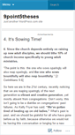 Mobile Screenshot of 9point5theses.wordpress.com