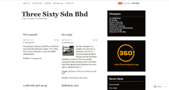 Desktop Screenshot of 360event.wordpress.com