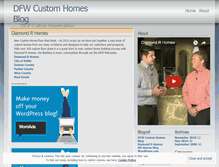 Tablet Screenshot of diamondrhomes.wordpress.com