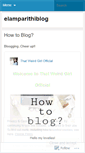 Mobile Screenshot of elamparithiblog.wordpress.com