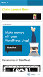 Mobile Screenshot of chrisleon.wordpress.com