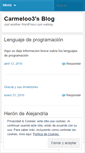 Mobile Screenshot of carmeloo3.wordpress.com