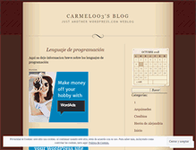 Tablet Screenshot of carmeloo3.wordpress.com