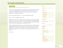 Tablet Screenshot of aniranianperspective.wordpress.com