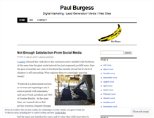 Tablet Screenshot of paulburgess.wordpress.com