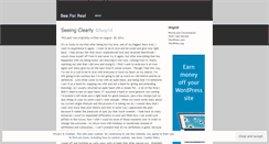 Desktop Screenshot of beeforreal.wordpress.com