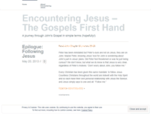 Tablet Screenshot of encounteringjesusfirsthand.wordpress.com