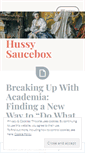Mobile Screenshot of hussysaucebox.wordpress.com