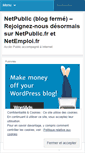 Mobile Screenshot of netpublic.wordpress.com