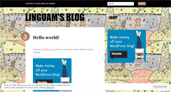 Desktop Screenshot of linguam.wordpress.com