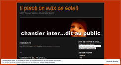 Desktop Screenshot of lboiteux.wordpress.com