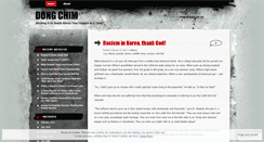 Desktop Screenshot of dongchim.wordpress.com