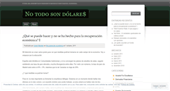 Desktop Screenshot of notodosondolares.wordpress.com
