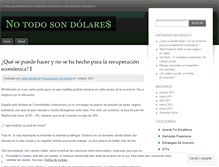 Tablet Screenshot of notodosondolares.wordpress.com