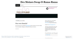 Desktop Screenshot of dsmswap.wordpress.com