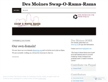 Tablet Screenshot of dsmswap.wordpress.com