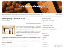 Tablet Screenshot of mieszkamy.wordpress.com