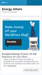 Mobile Screenshot of energyaffairs.wordpress.com