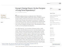 Tablet Screenshot of energyaffairs.wordpress.com