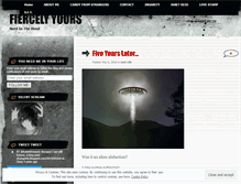Tablet Screenshot of fiercelyyours.wordpress.com