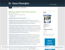 Tablet Screenshot of oanagheorghiu.wordpress.com