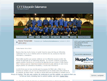 Tablet Screenshot of educacionfutbolclub.wordpress.com