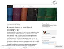 Tablet Screenshot of ffix.wordpress.com