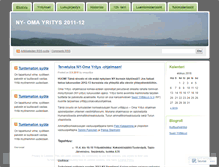 Tablet Screenshot of omayritys.wordpress.com