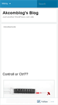 Mobile Screenshot of akcomblog.wordpress.com