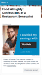 Mobile Screenshot of foodalmighty.wordpress.com