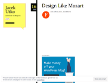 Tablet Screenshot of jacekutko.wordpress.com