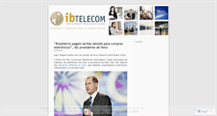 Desktop Screenshot of ibtelecom.wordpress.com