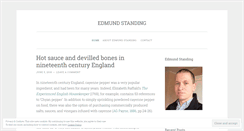 Desktop Screenshot of edmundstanding.wordpress.com