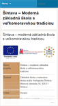 Mobile Screenshot of modernaskolasintava.wordpress.com