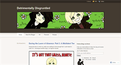 Desktop Screenshot of detrimentallydisgruntled.wordpress.com