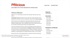 Desktop Screenshot of prlicious.wordpress.com