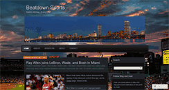 Desktop Screenshot of beatdownsports.wordpress.com