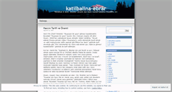Desktop Screenshot of ebrar.wordpress.com
