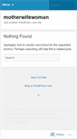 Mobile Screenshot of motherwifewoman.wordpress.com
