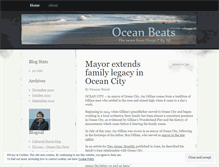 Tablet Screenshot of oceancitybeat.wordpress.com