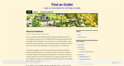 Desktop Screenshot of findanoutlet.wordpress.com