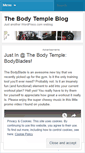 Mobile Screenshot of bodytempleblog.wordpress.com